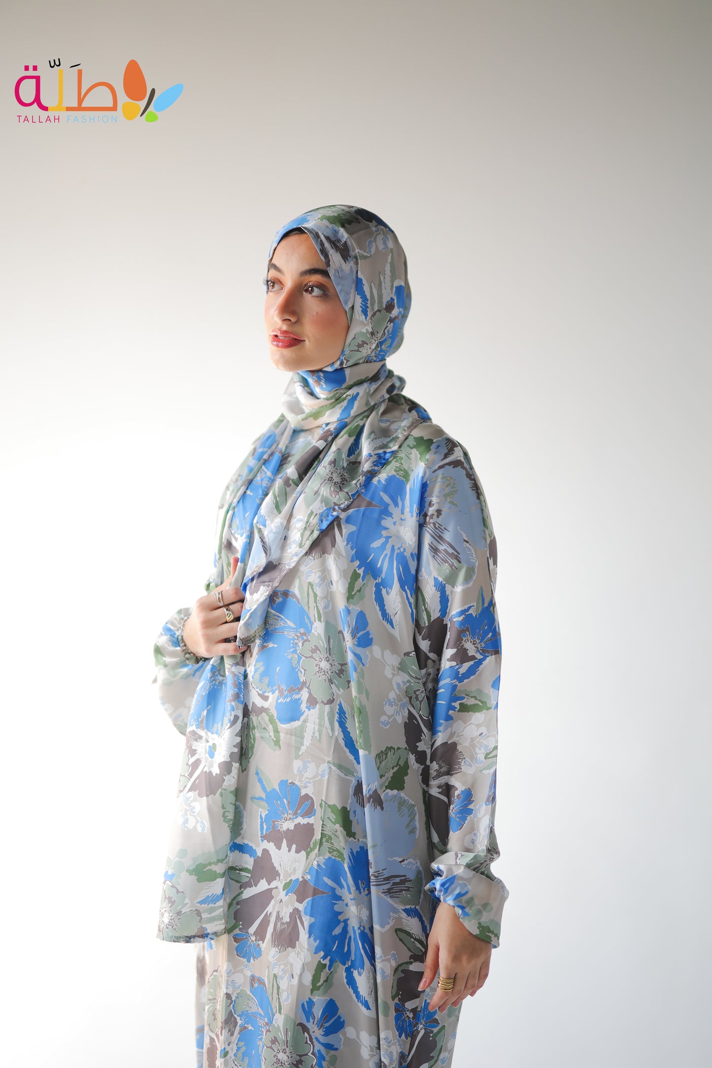 Isdal Satin - blue