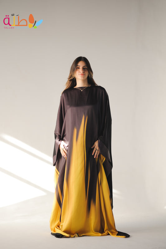 Abaya Mix Satin and viscose