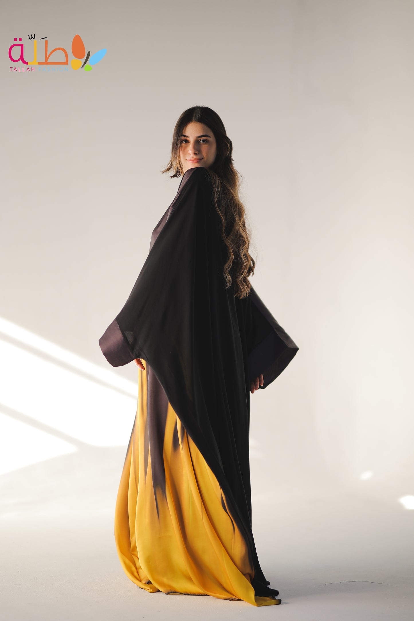 Abaya Mix Satin and viscose