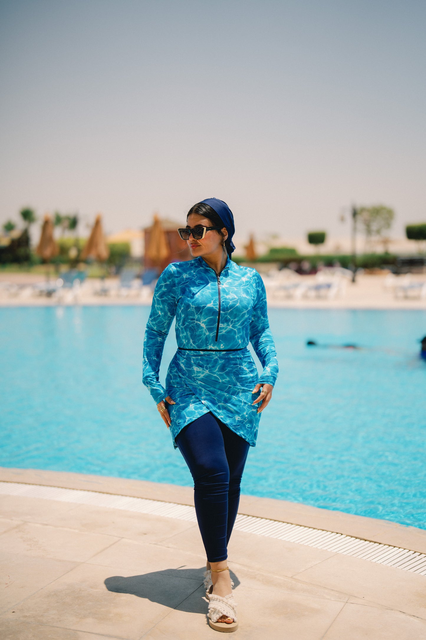 Burkini - ocean blue
