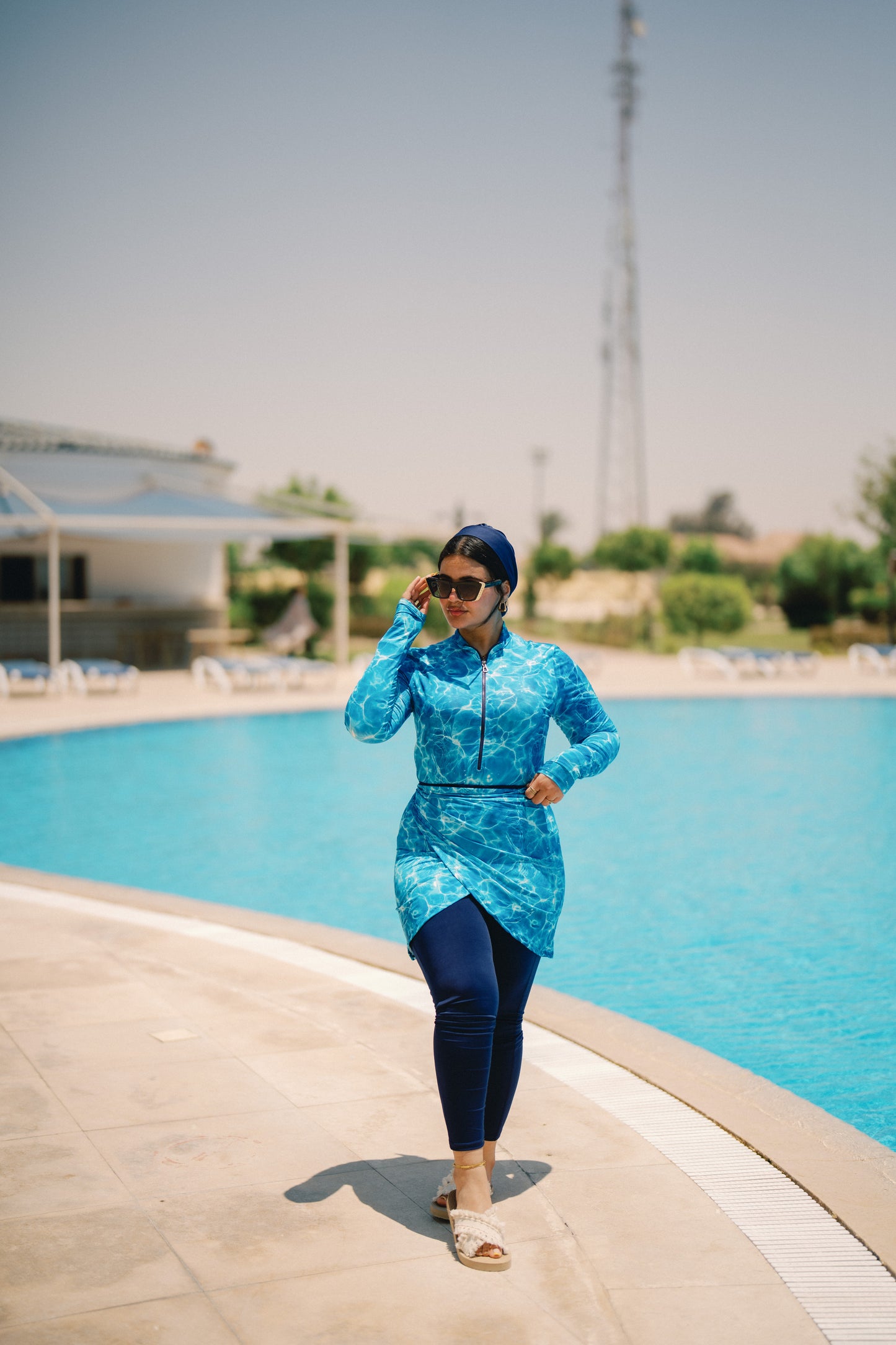 Burkini - ocean blue