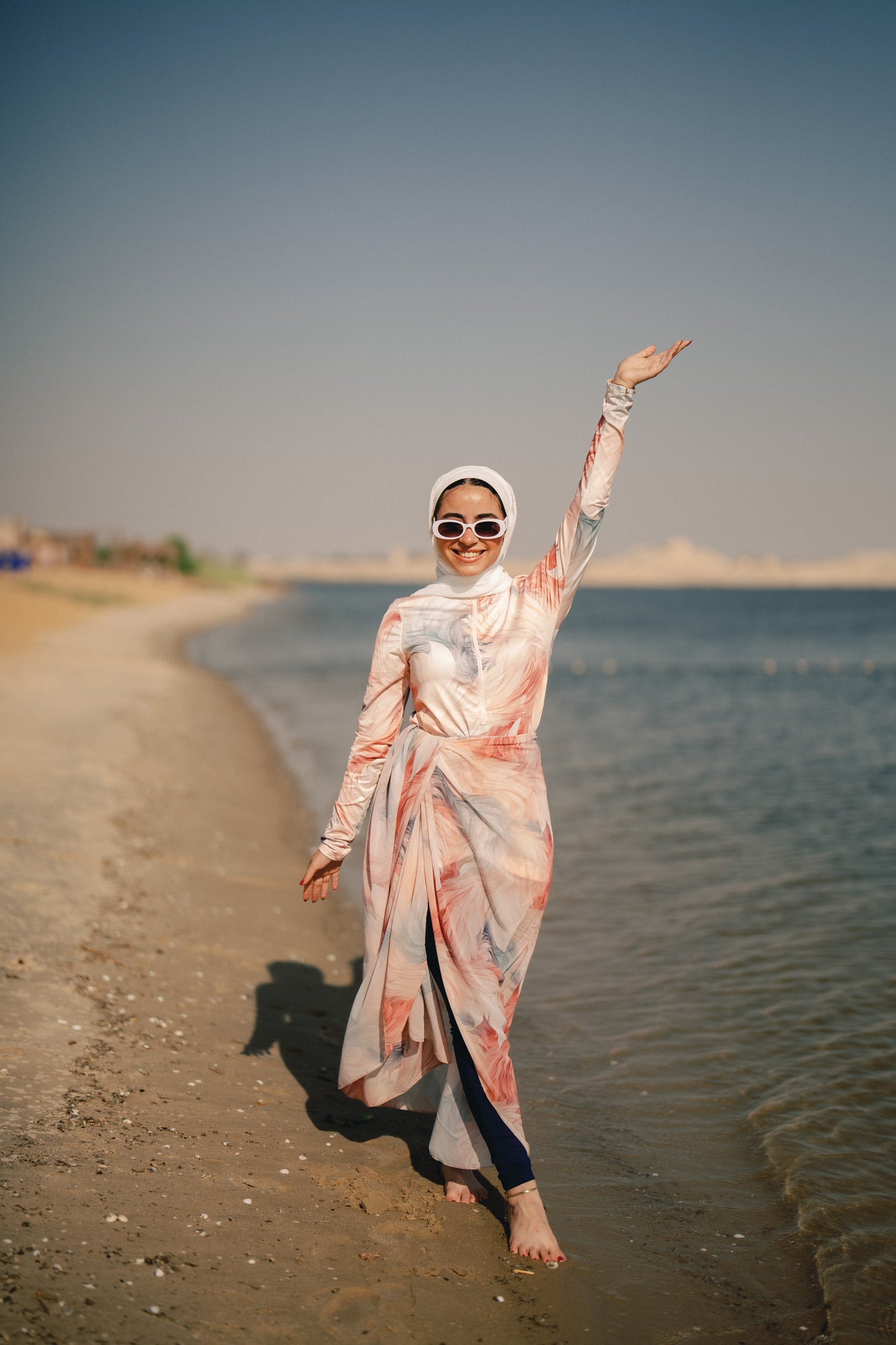 Burkini - pink feather