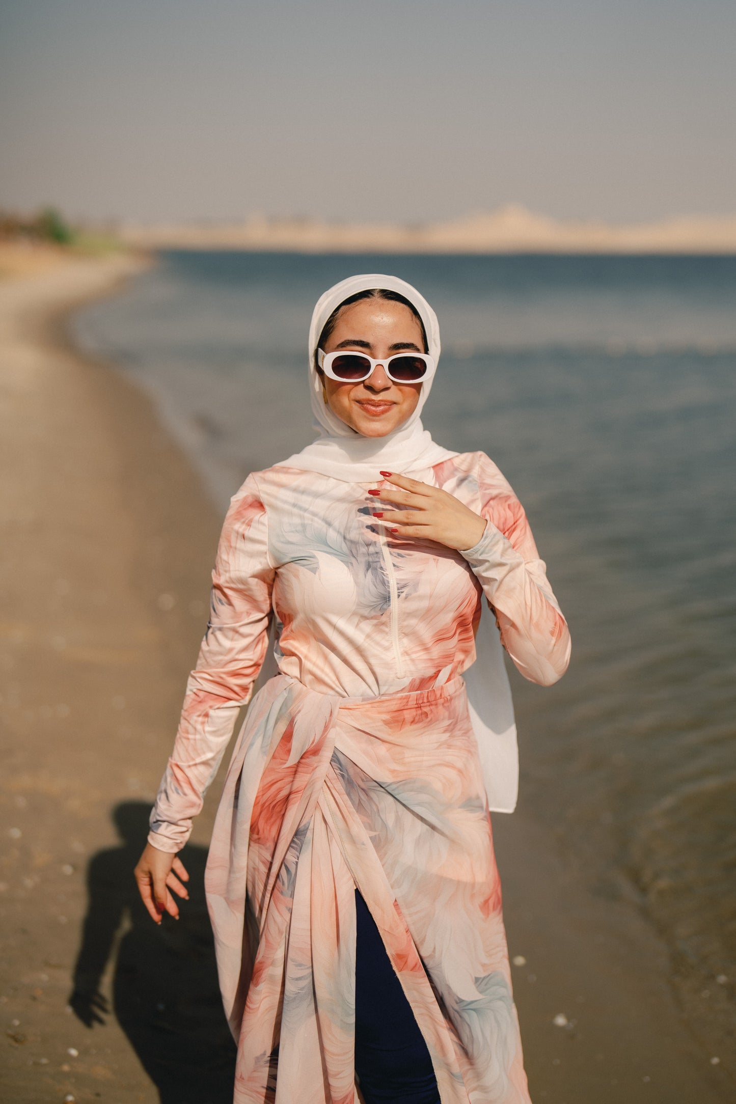 Burkini - pink feather