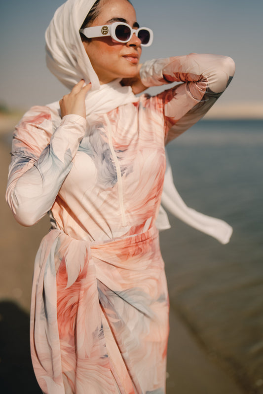 Burkini - pink feather