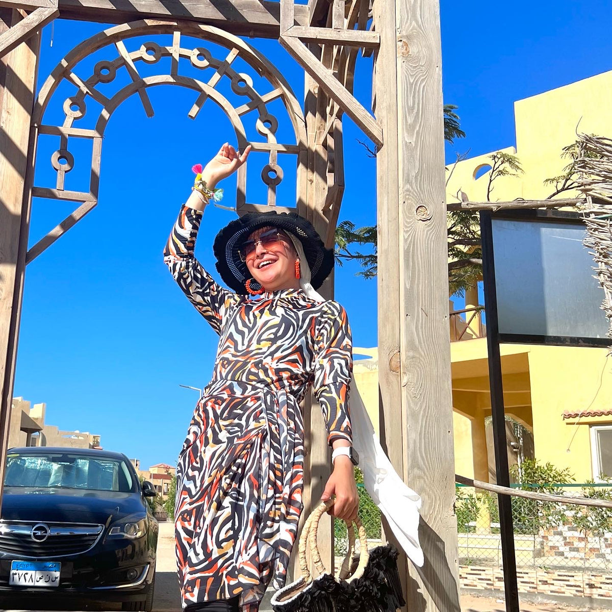 burkini - colorful zebra