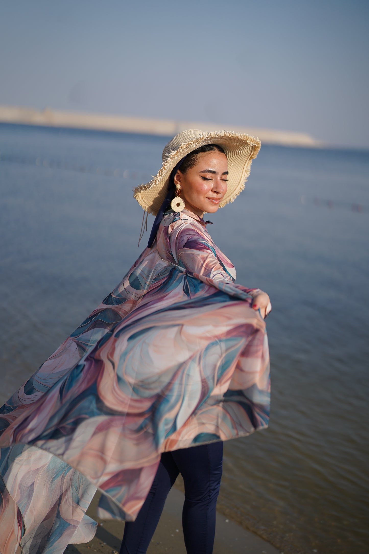 Swim Cover-Up Wrap Skirt