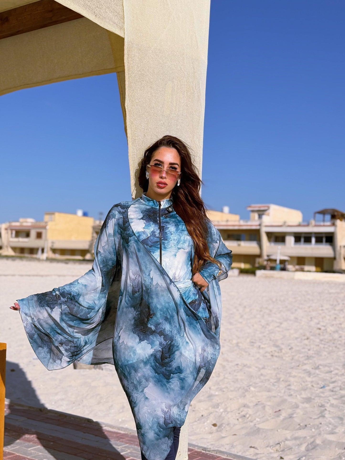 Burkini - blue splash