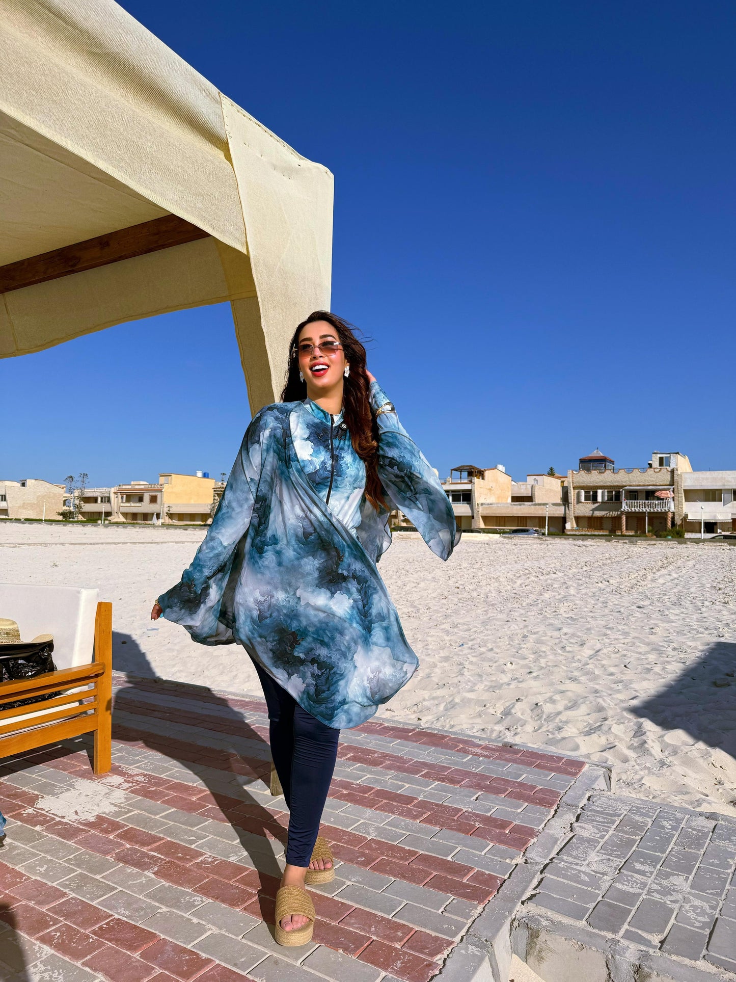 Burkini - blue splash