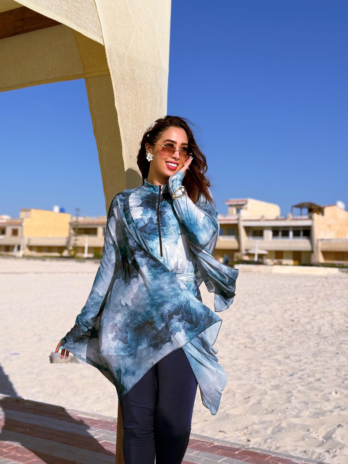 Burkini - blue splash