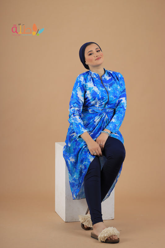 Burkini - ocean blue