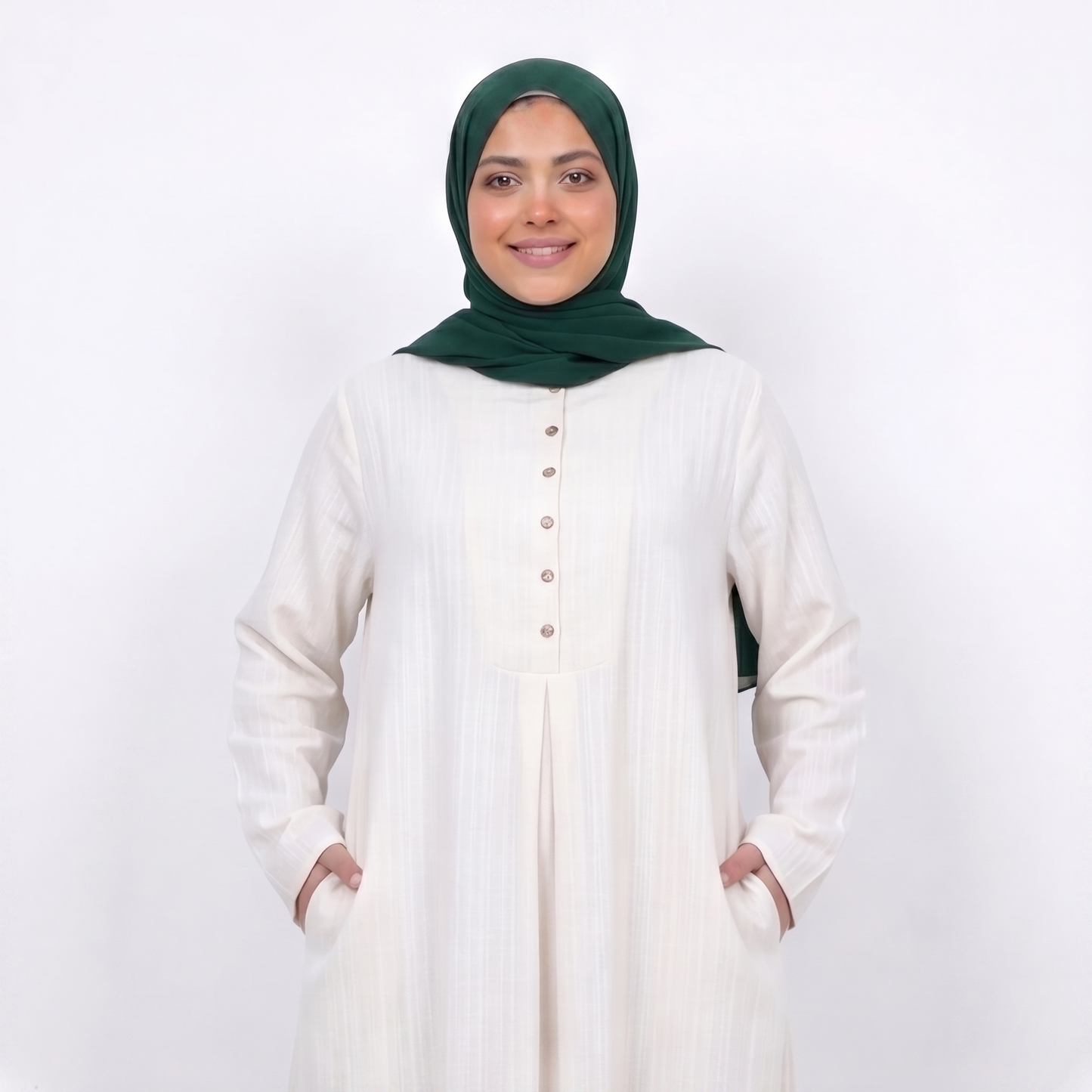 dress - white