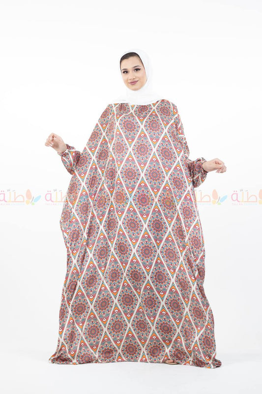 Malhafa - brown w white stripes