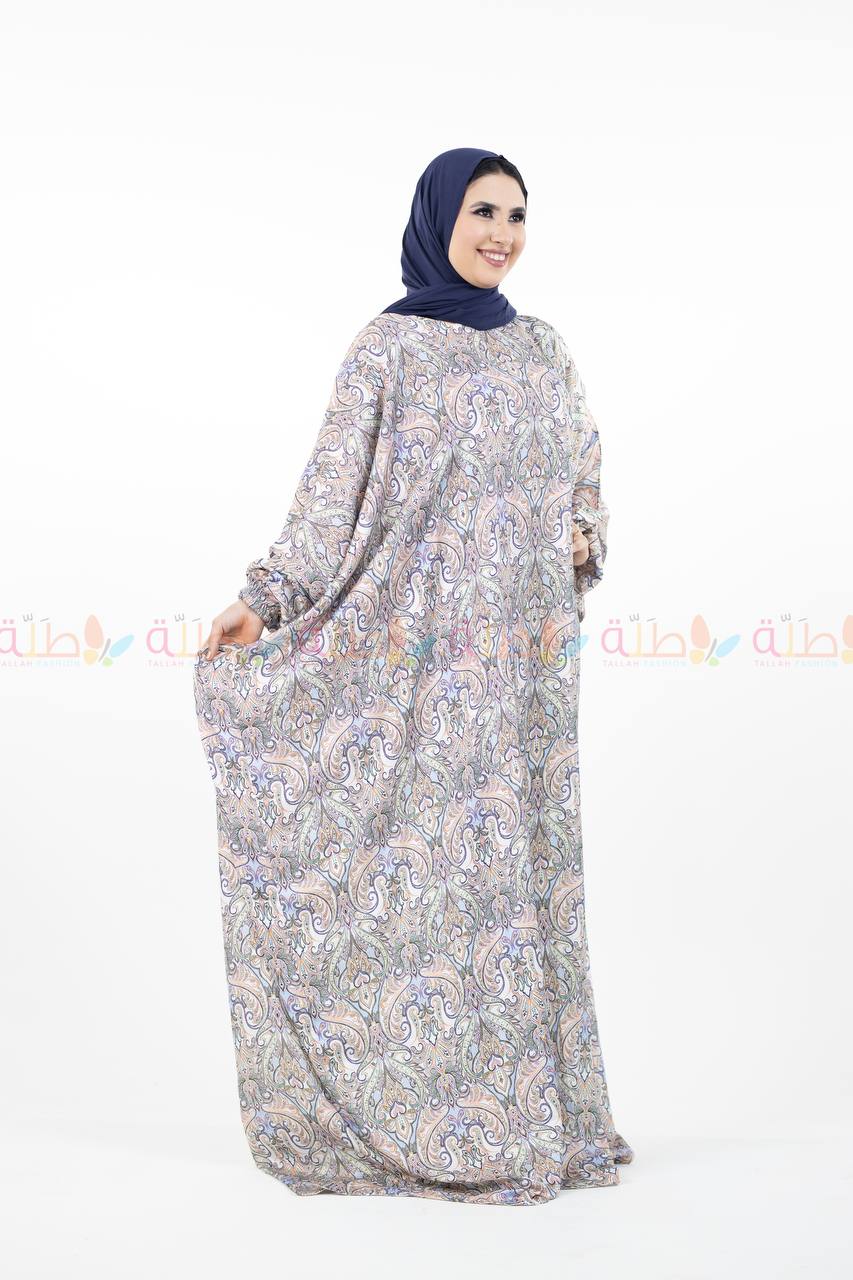 Malhafa - white w pattern