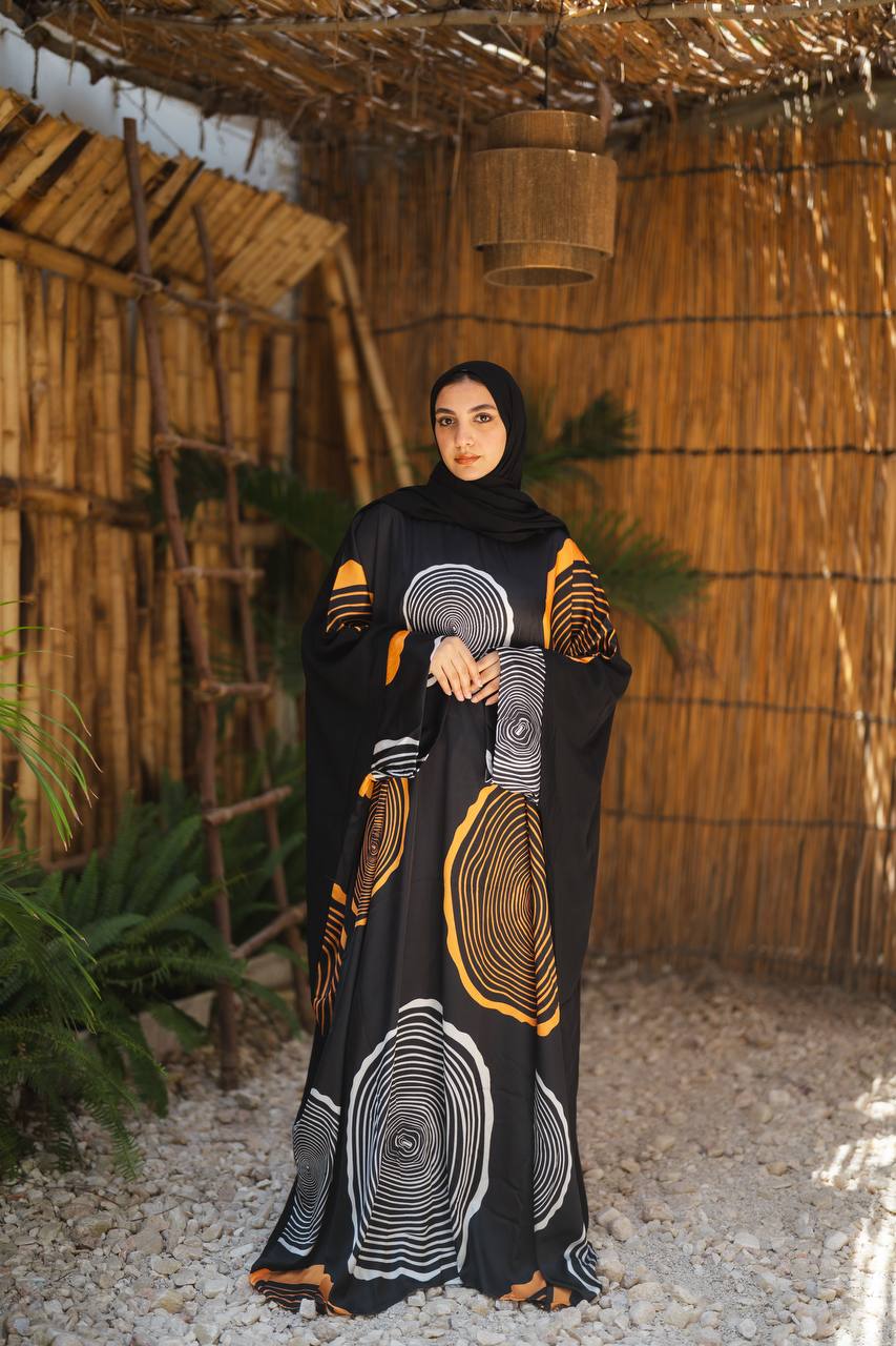 Abaya Mix Viscose & Satin
