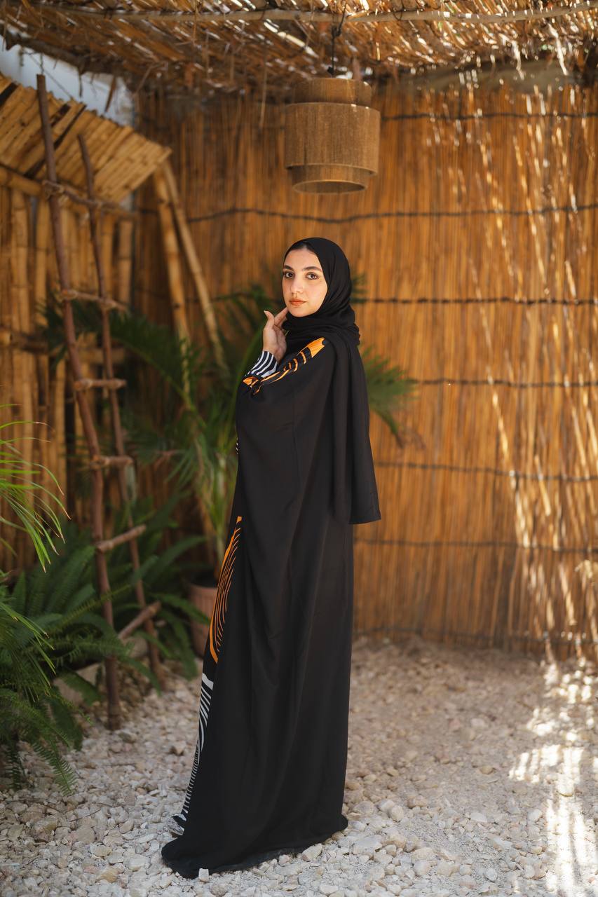 Abaya Mix Viscose & Satin