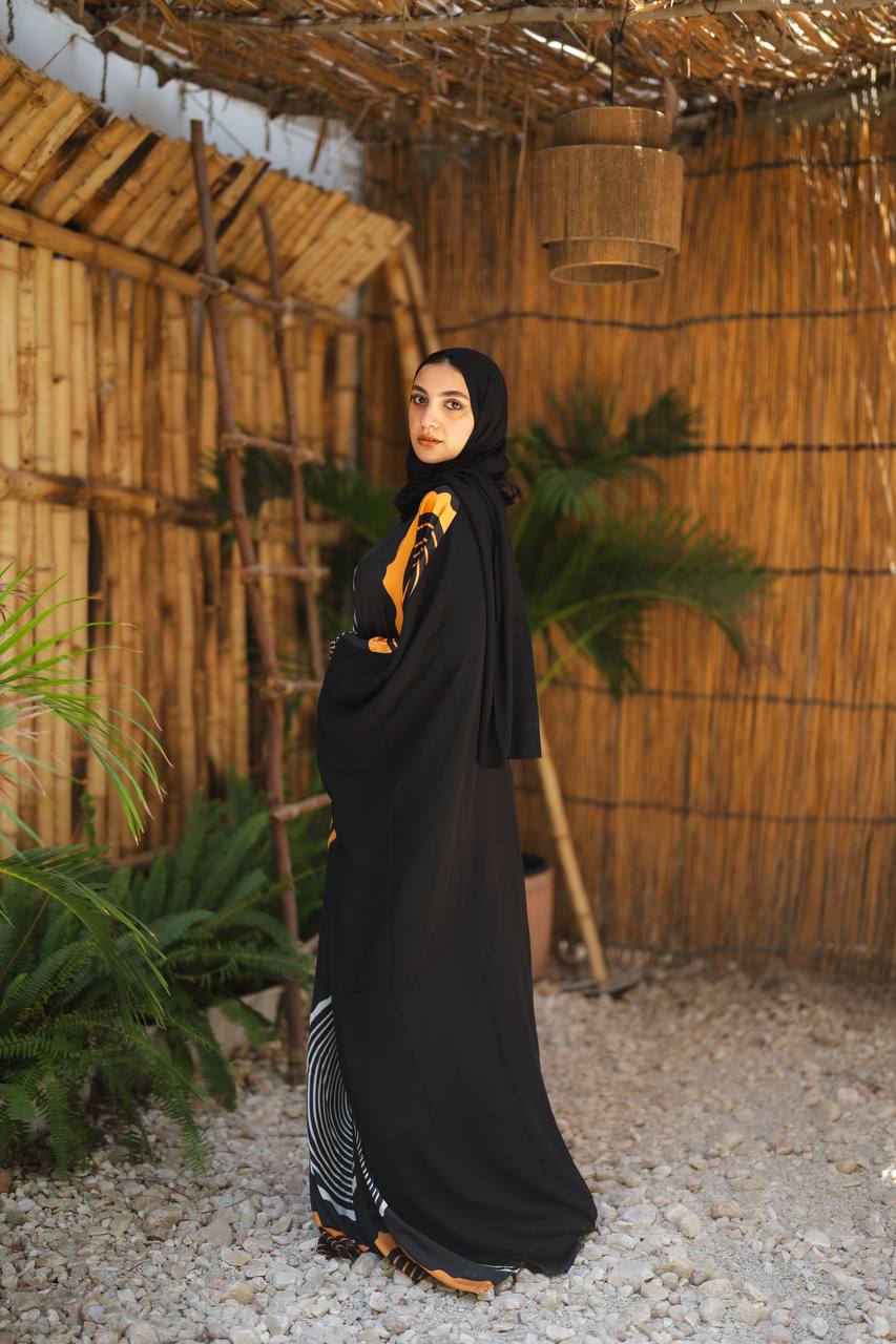 Abaya Mix Viscose & Satin