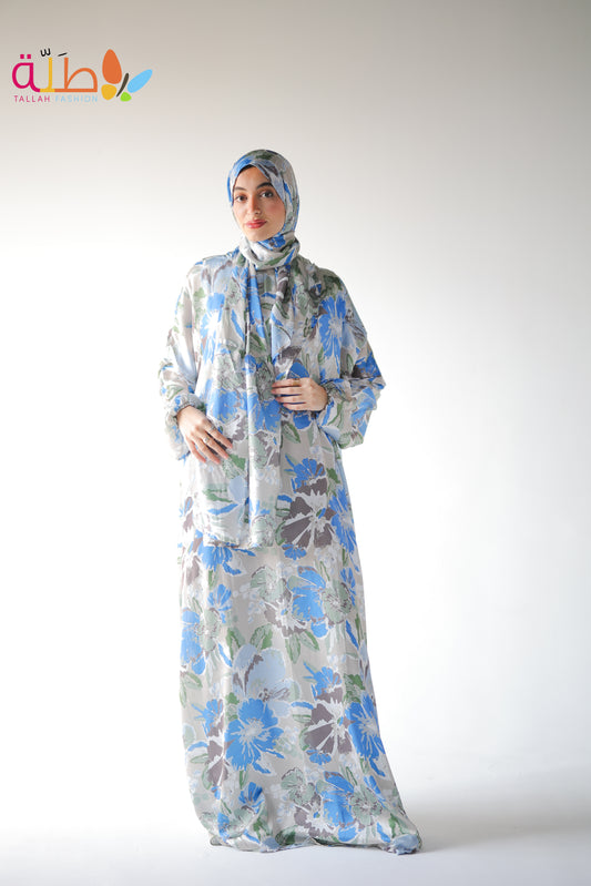 Isdal Satin - blue