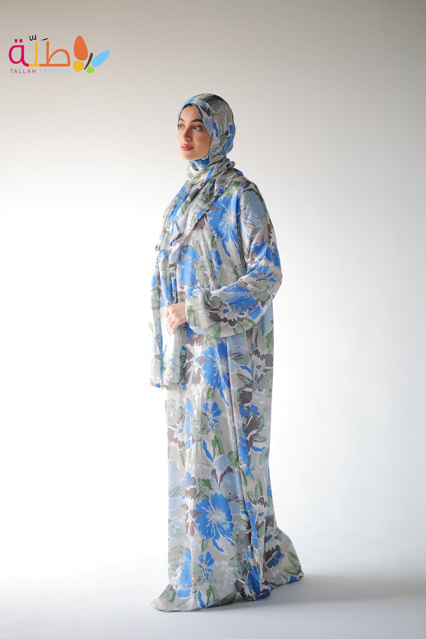 Isdal Satin - blue