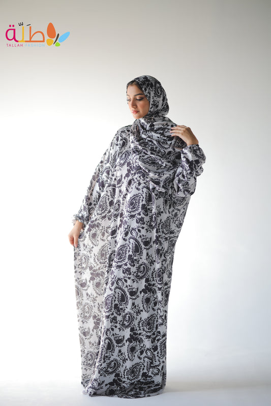 Isdal staan - black & white swirls