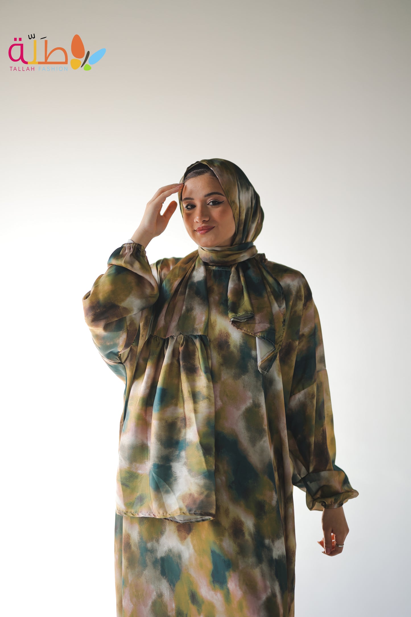 Isdal Satin- dark yellow pattern