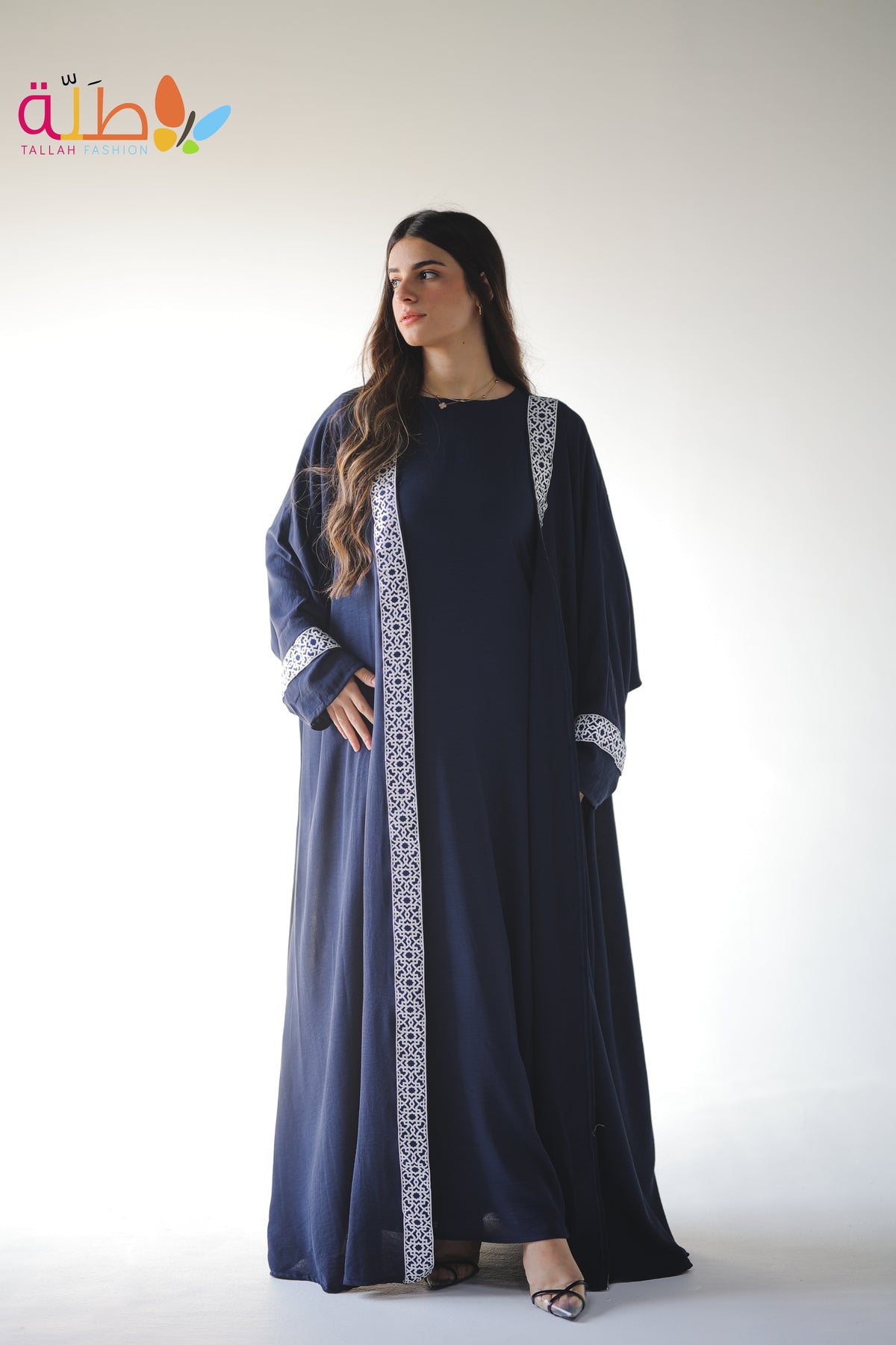 Kaftan without basic - dark blue