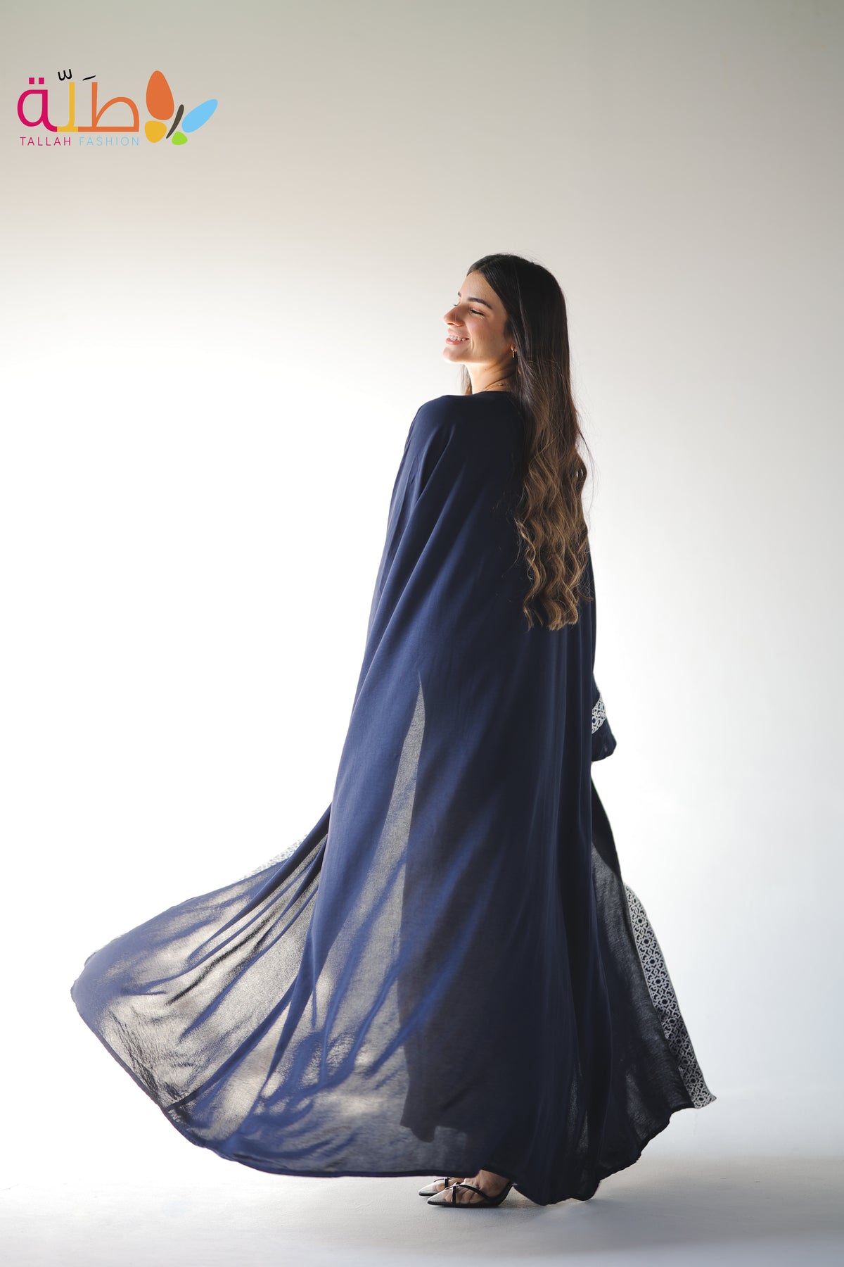 Kaftan without basic - dark blue