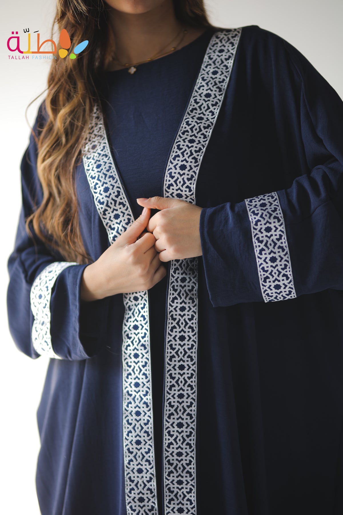 Kaftan without basic - dark blue