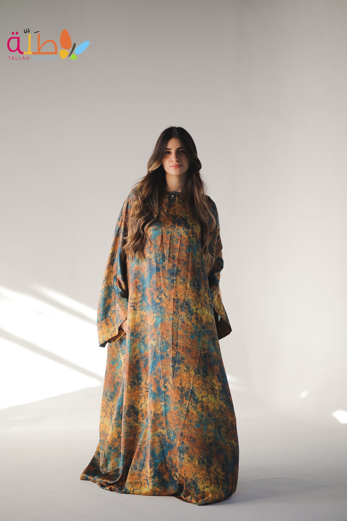 Malhafa soft mabrad- orange & blue