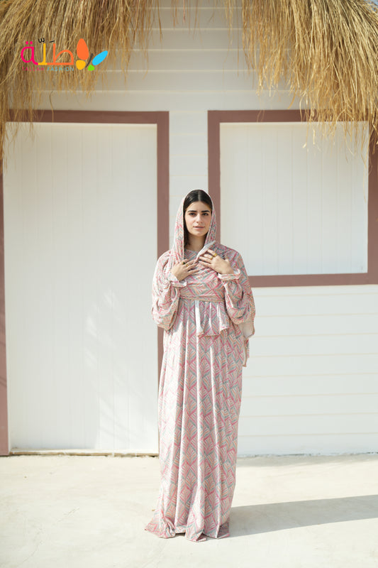 Isdal - pink pattern