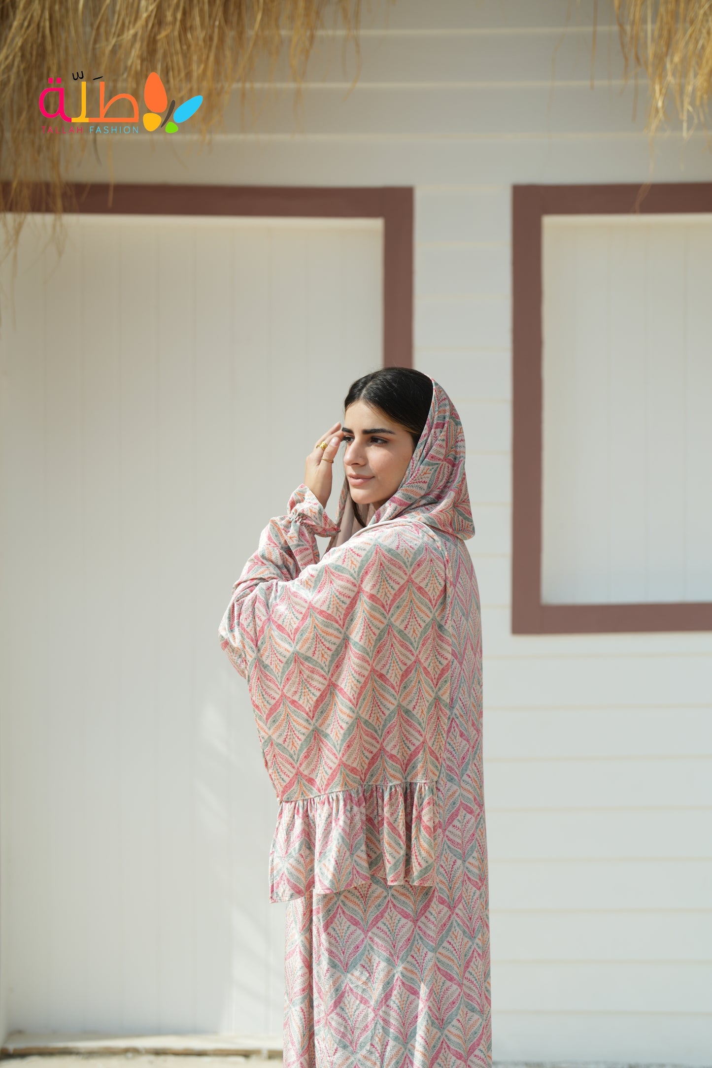 Velvet isdal - pink pattern