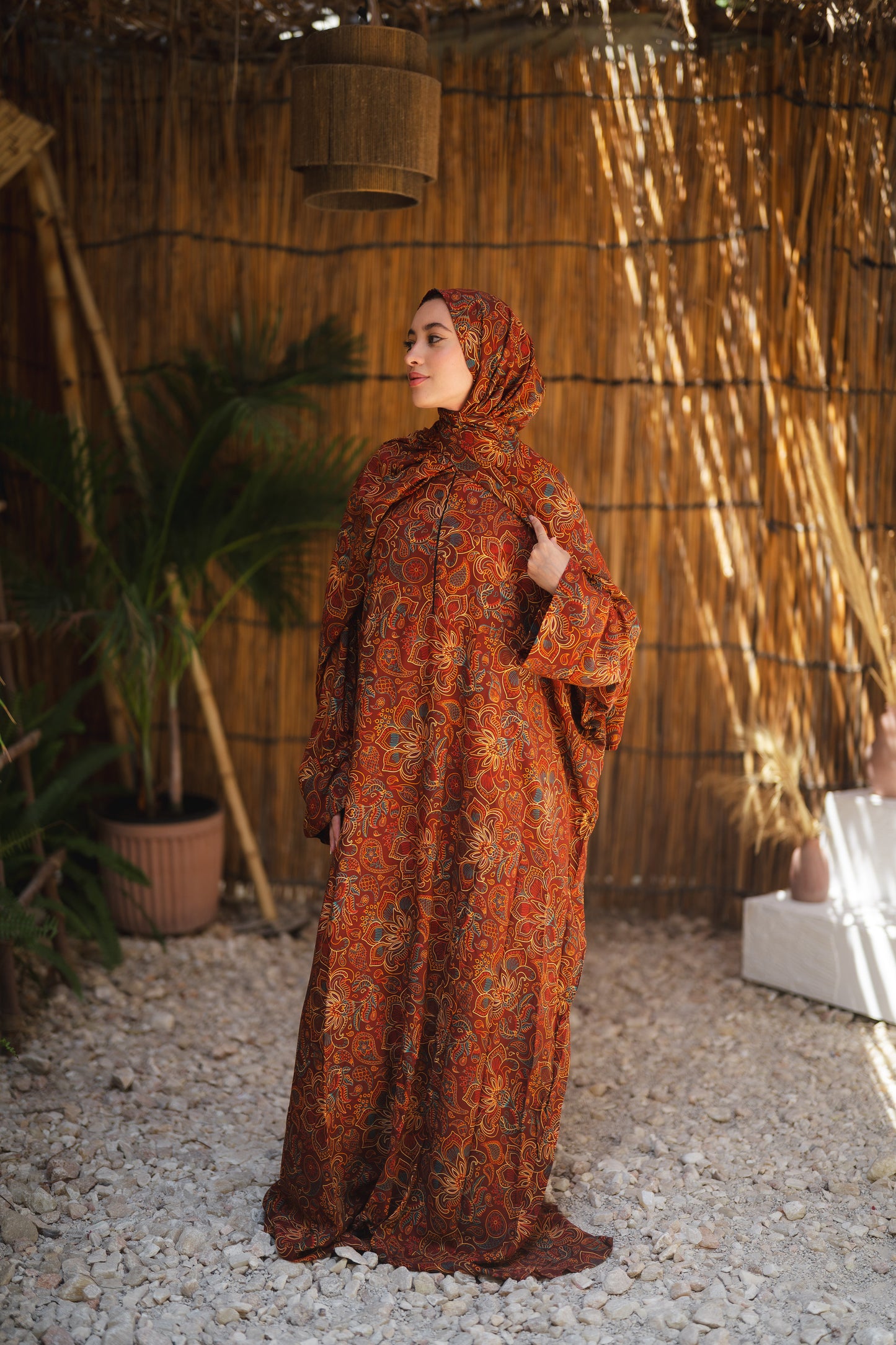 Isdal viscose - orange colorful