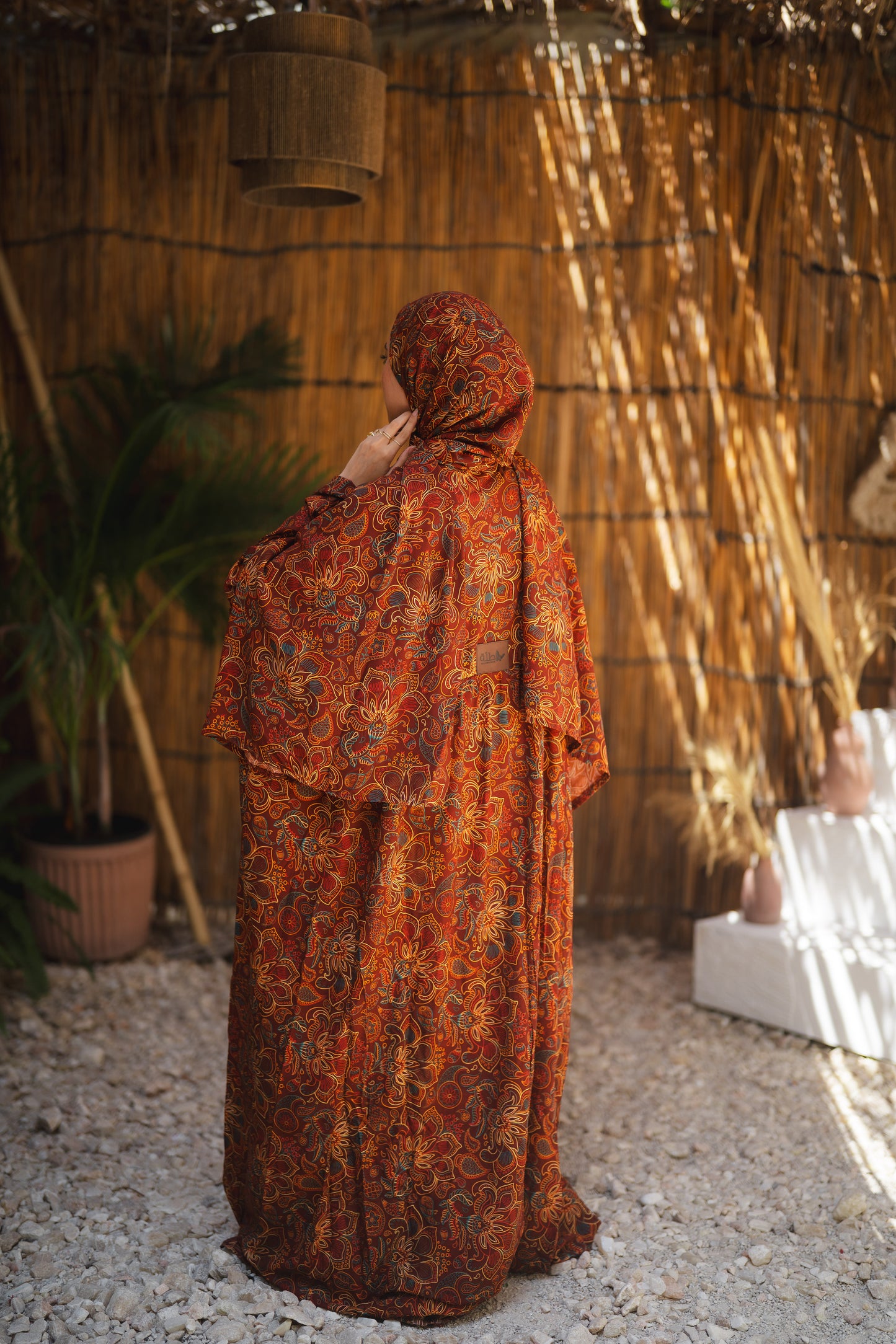 Isdal viscose - orange colorful