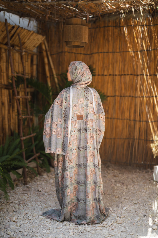 Isdal viscose - lightdark blossom