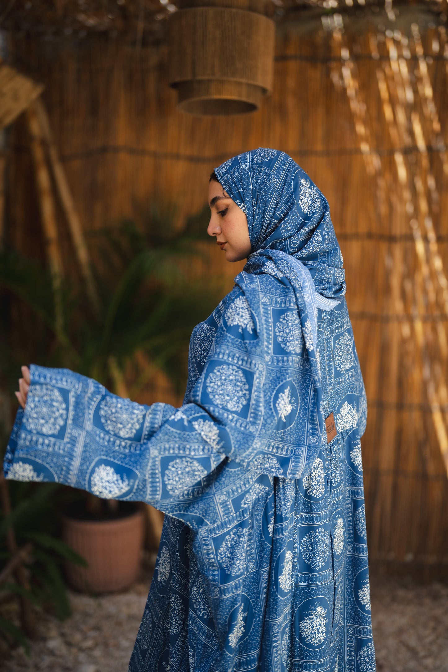 Isdal viscose - bright blue