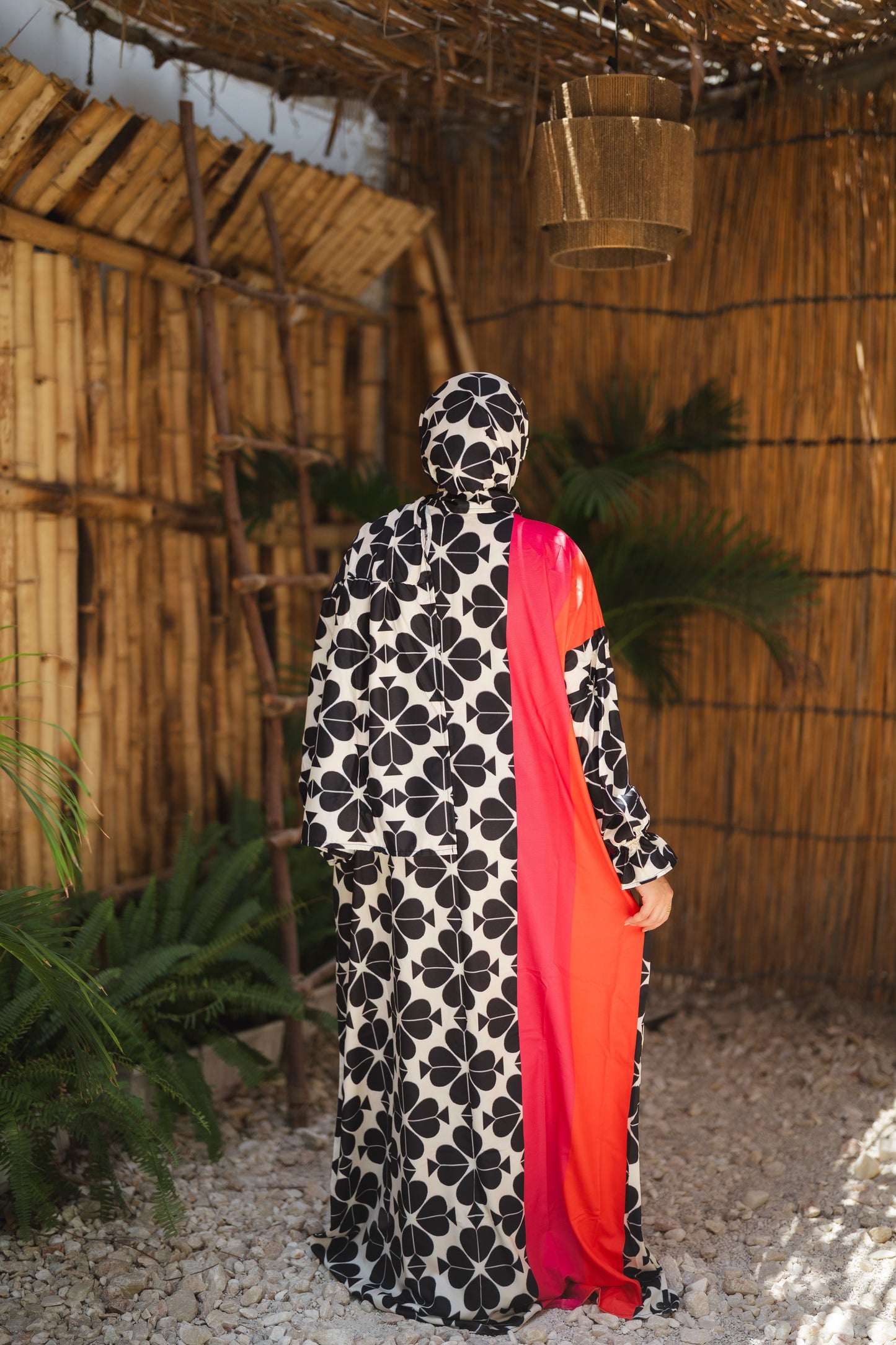 esdal soft masbrad - red & hexagons