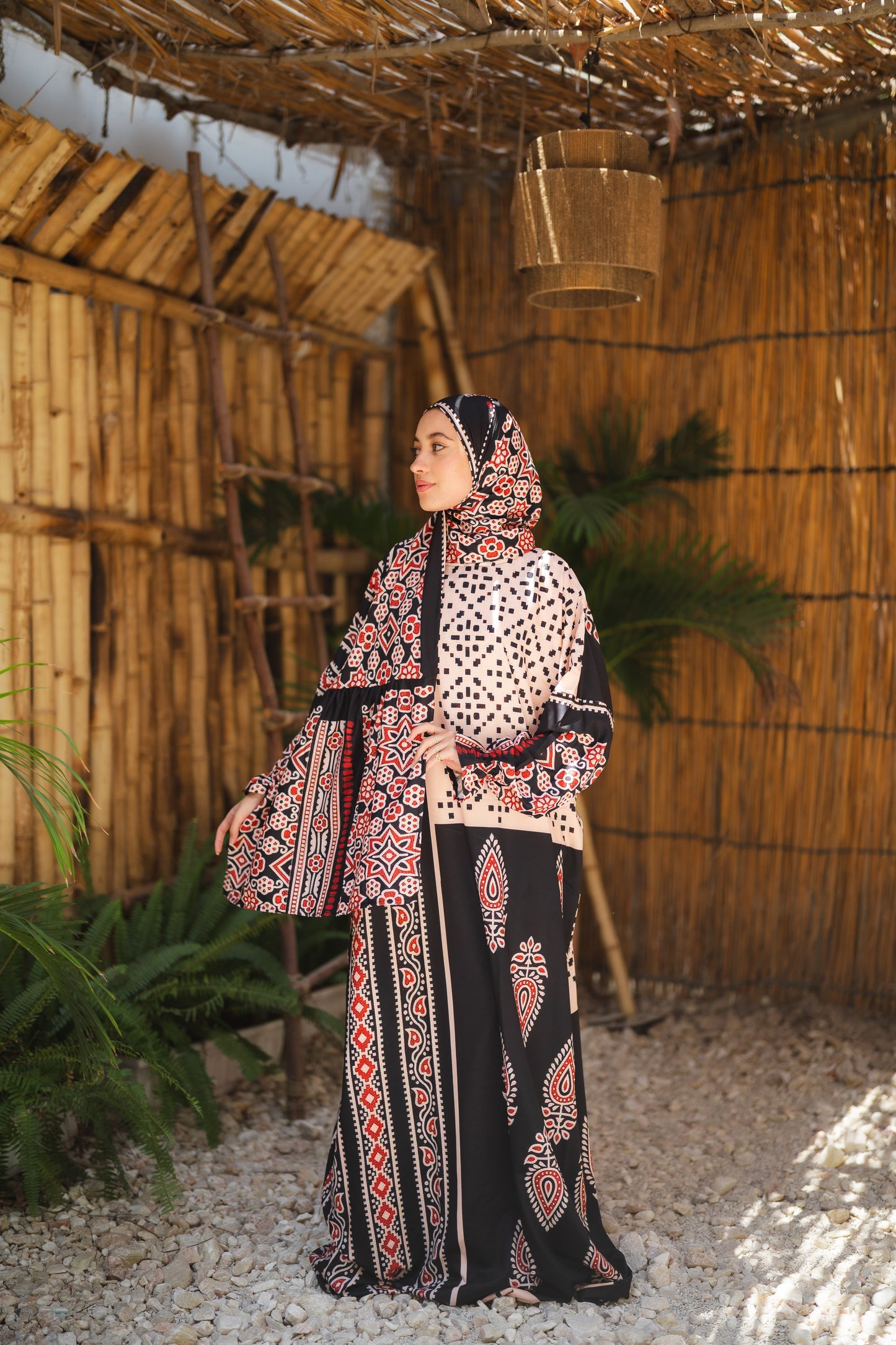 esdal soft masbrad  - red & black