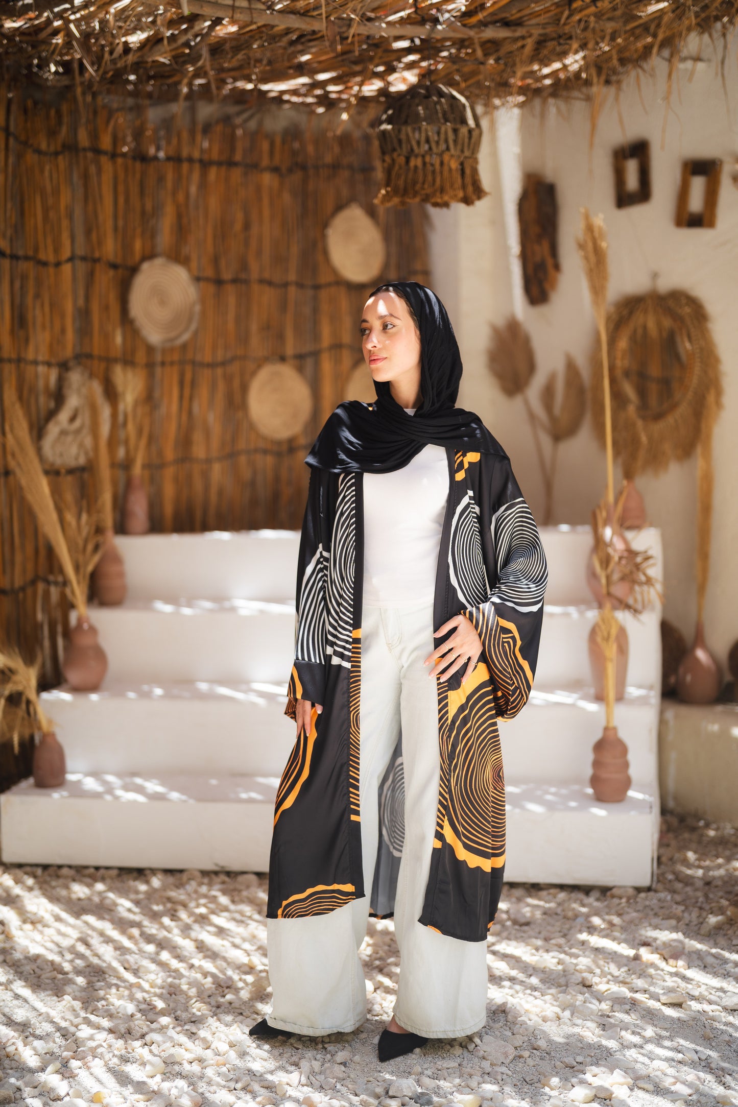 cardigan satin - nutshell black