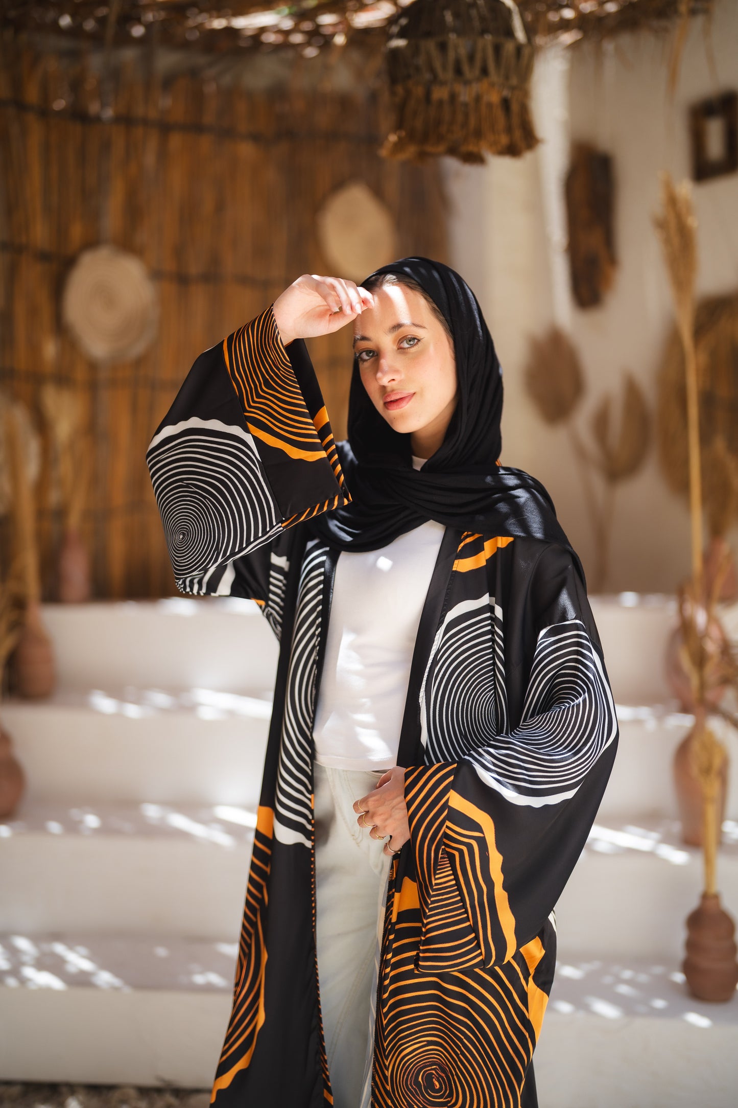 cardigan satin - nutshell black