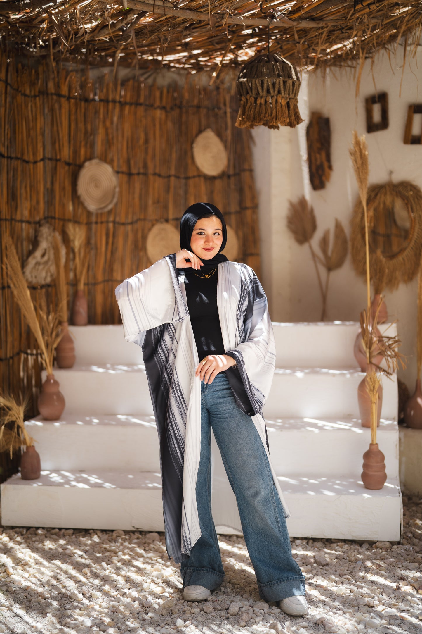 cardigan satin - clean lines