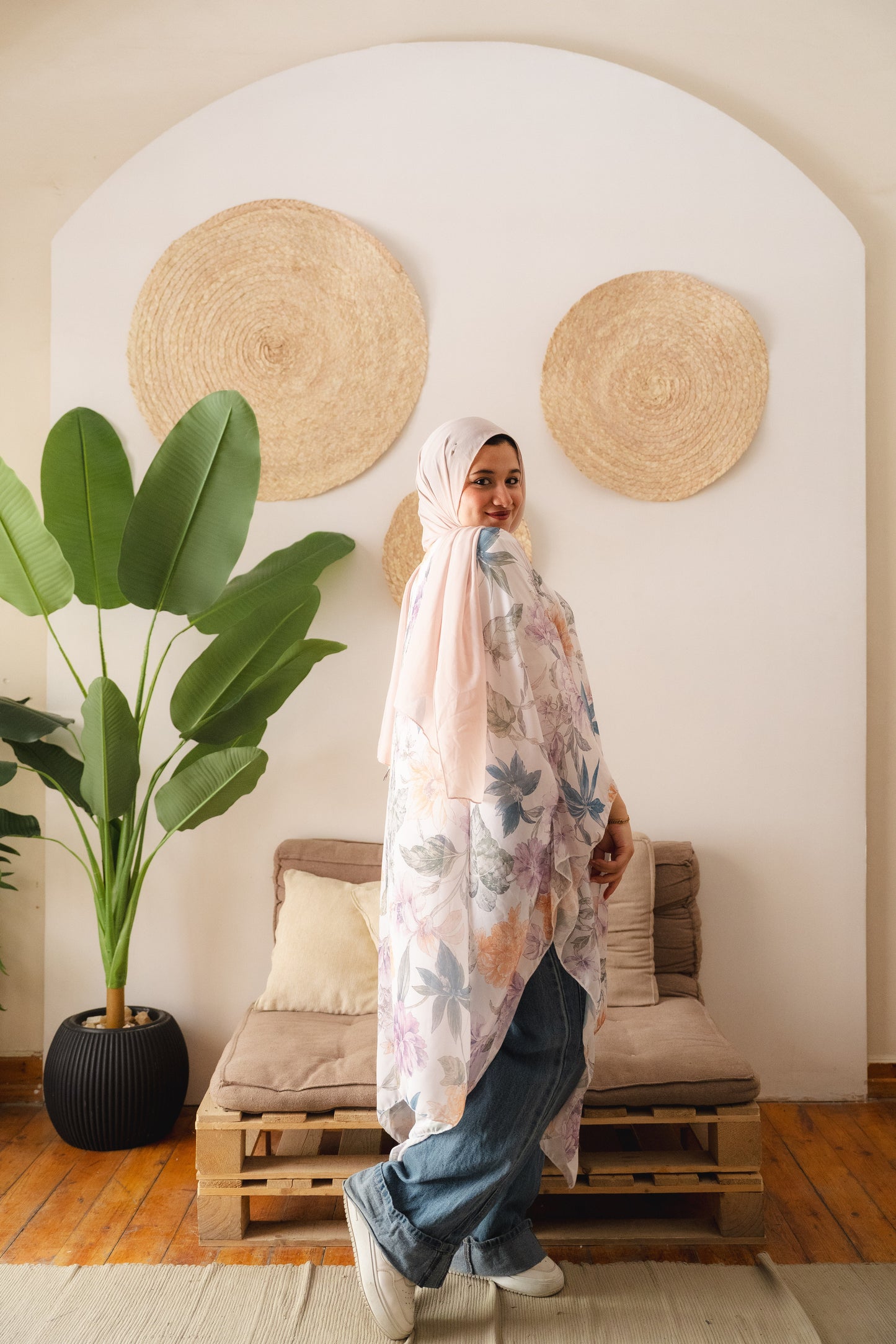 kimono shiffon - floral