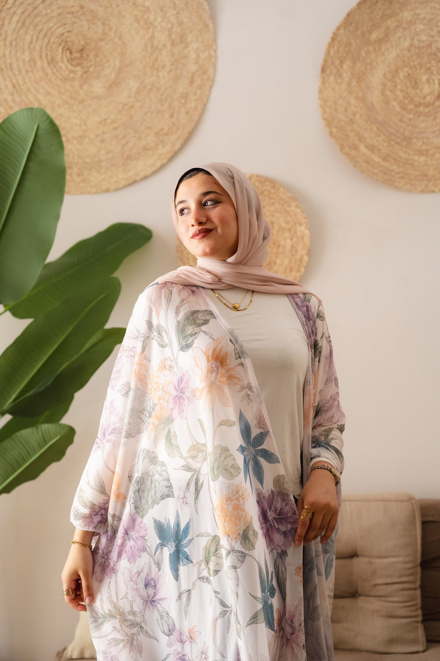 kimono shiffon - floral