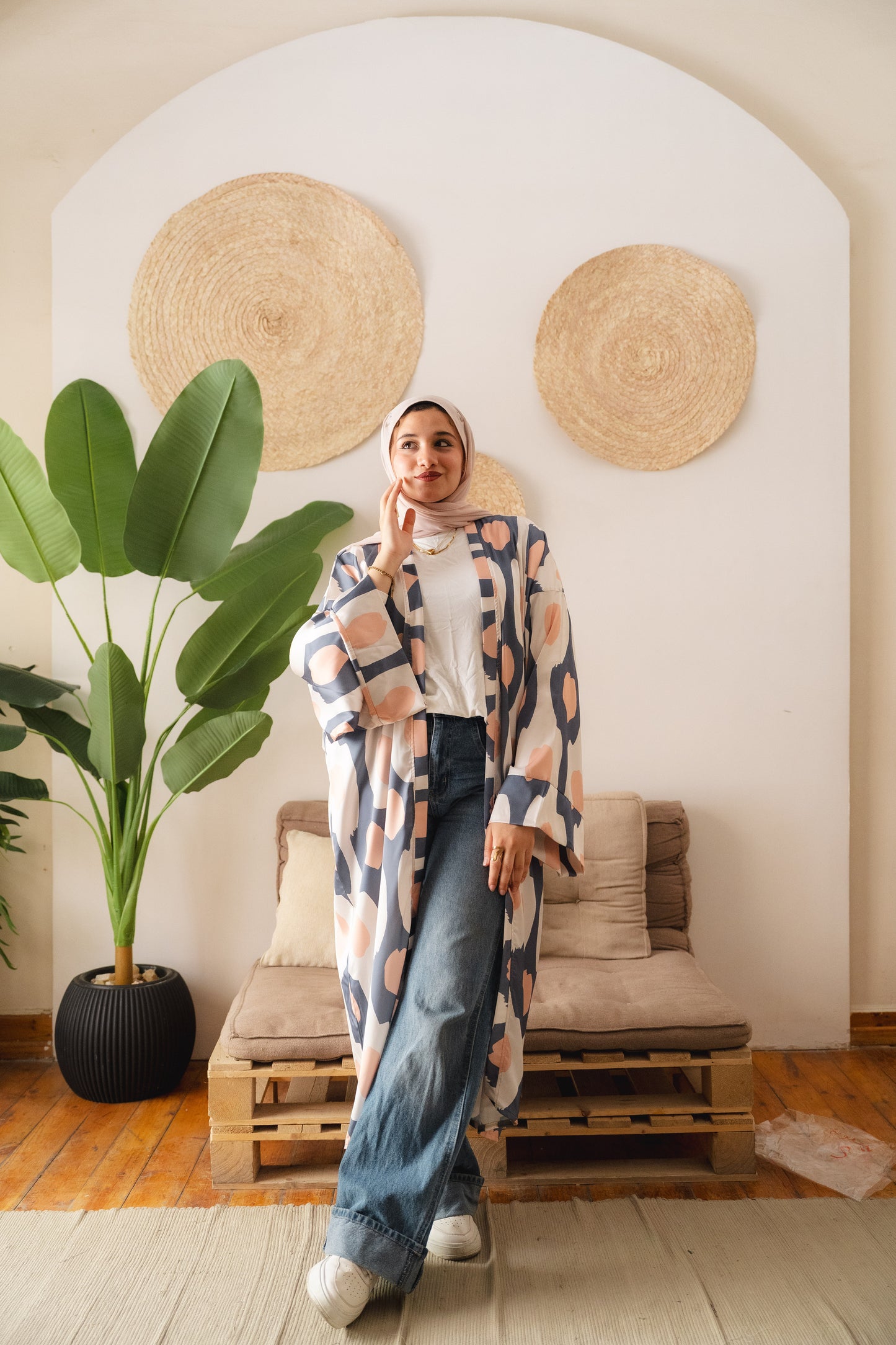 cardigan satin - creamy