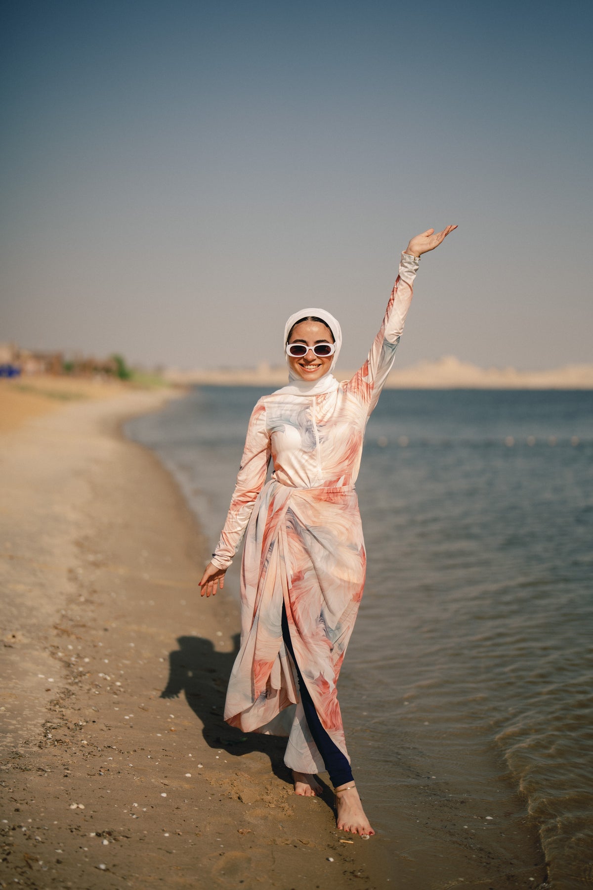 Burkini - pink feather