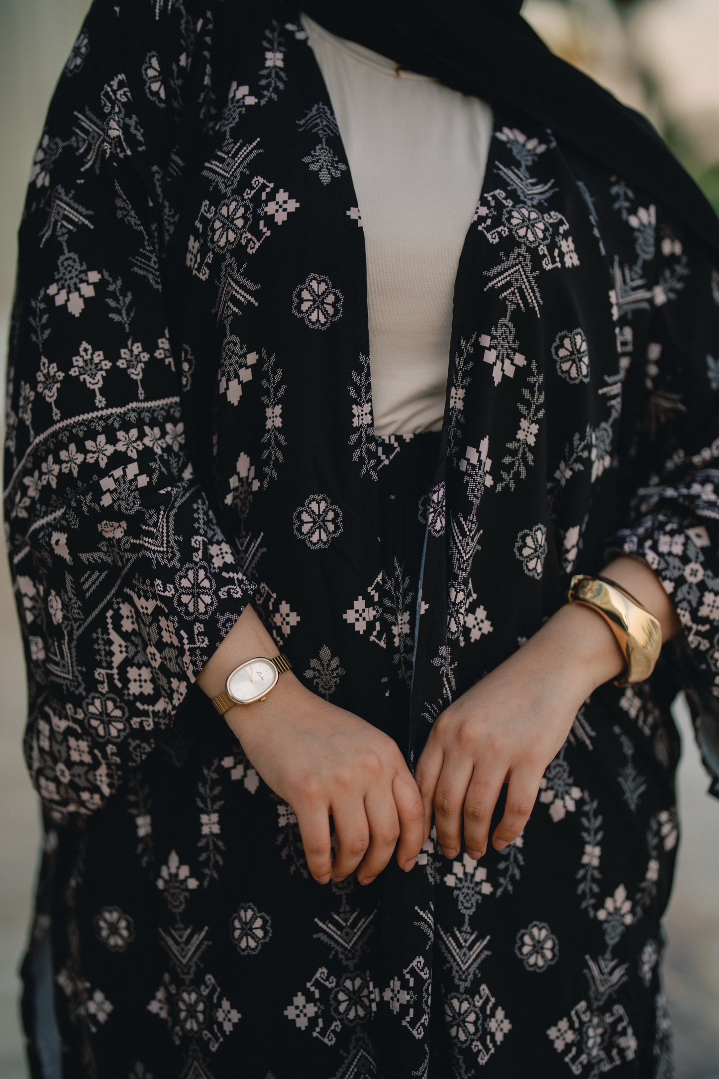 Suits - black & white pattern