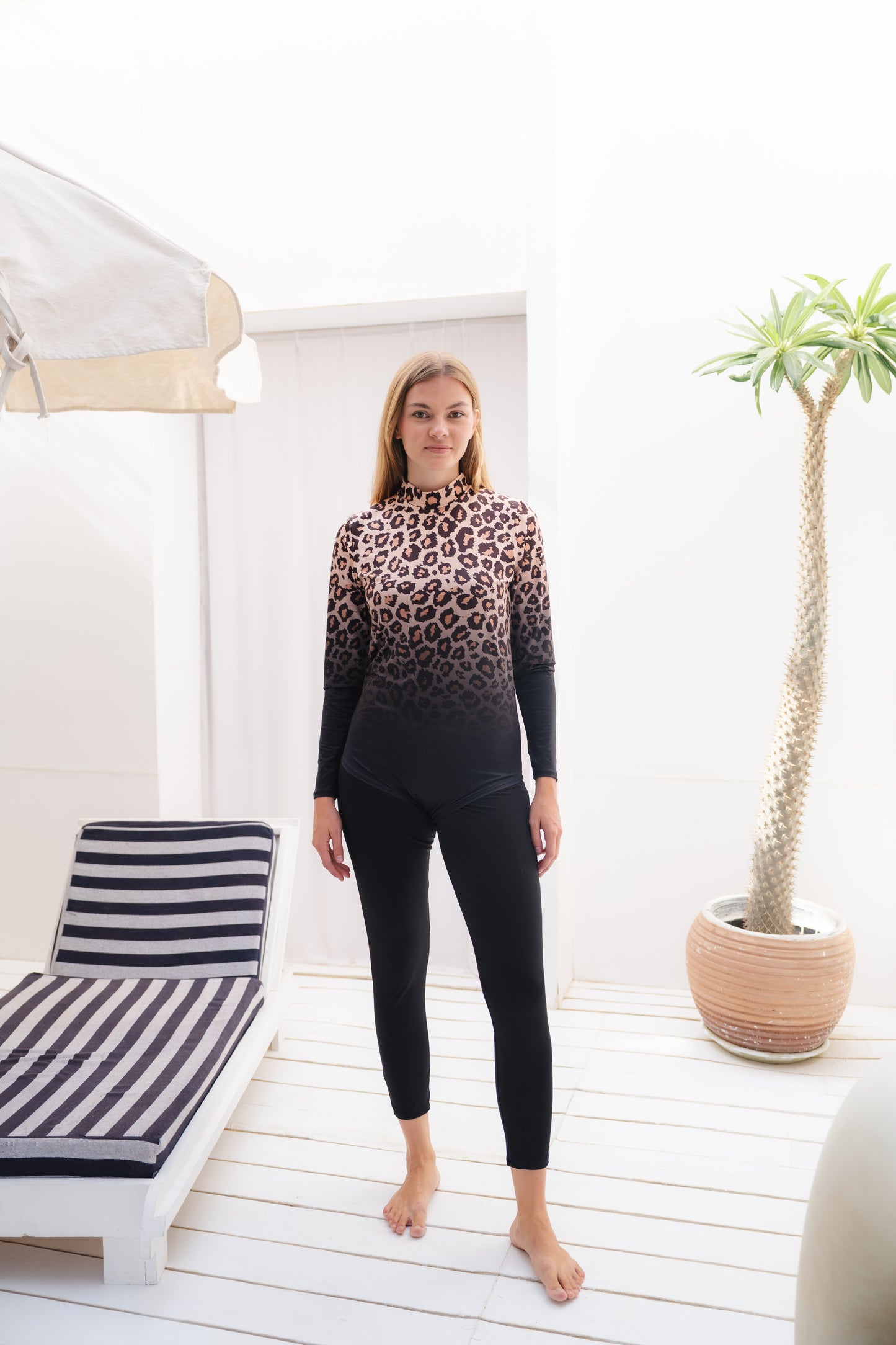 burkini - lepoard dots