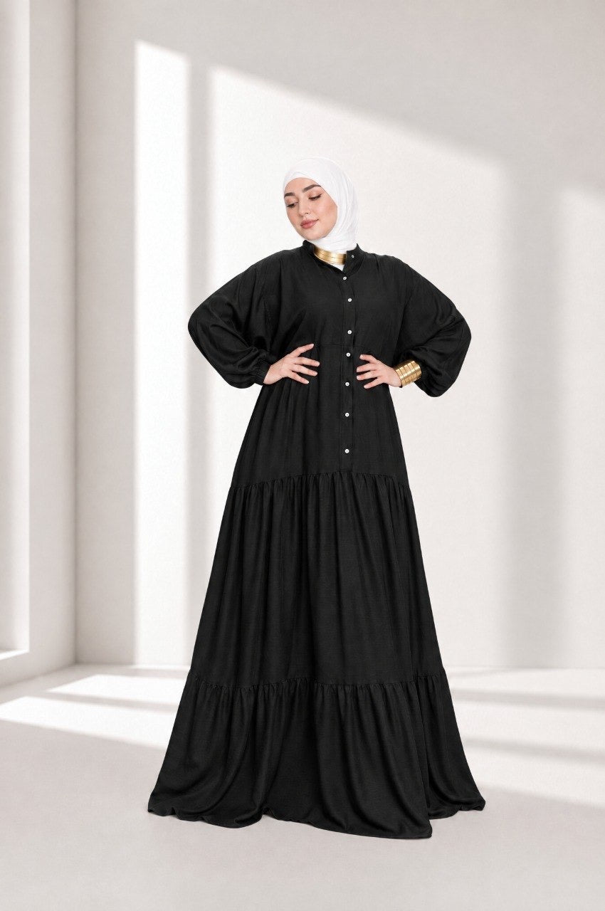 Flow Dress - black