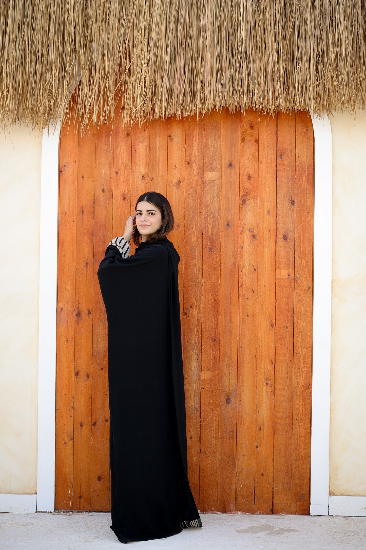 CY Malhfa - black & flowers split