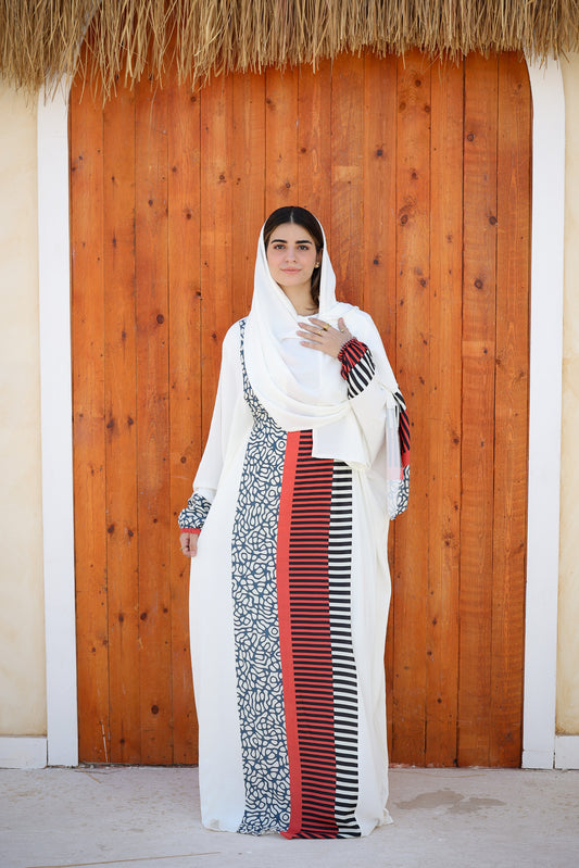 CY Malhfa - white, red & black