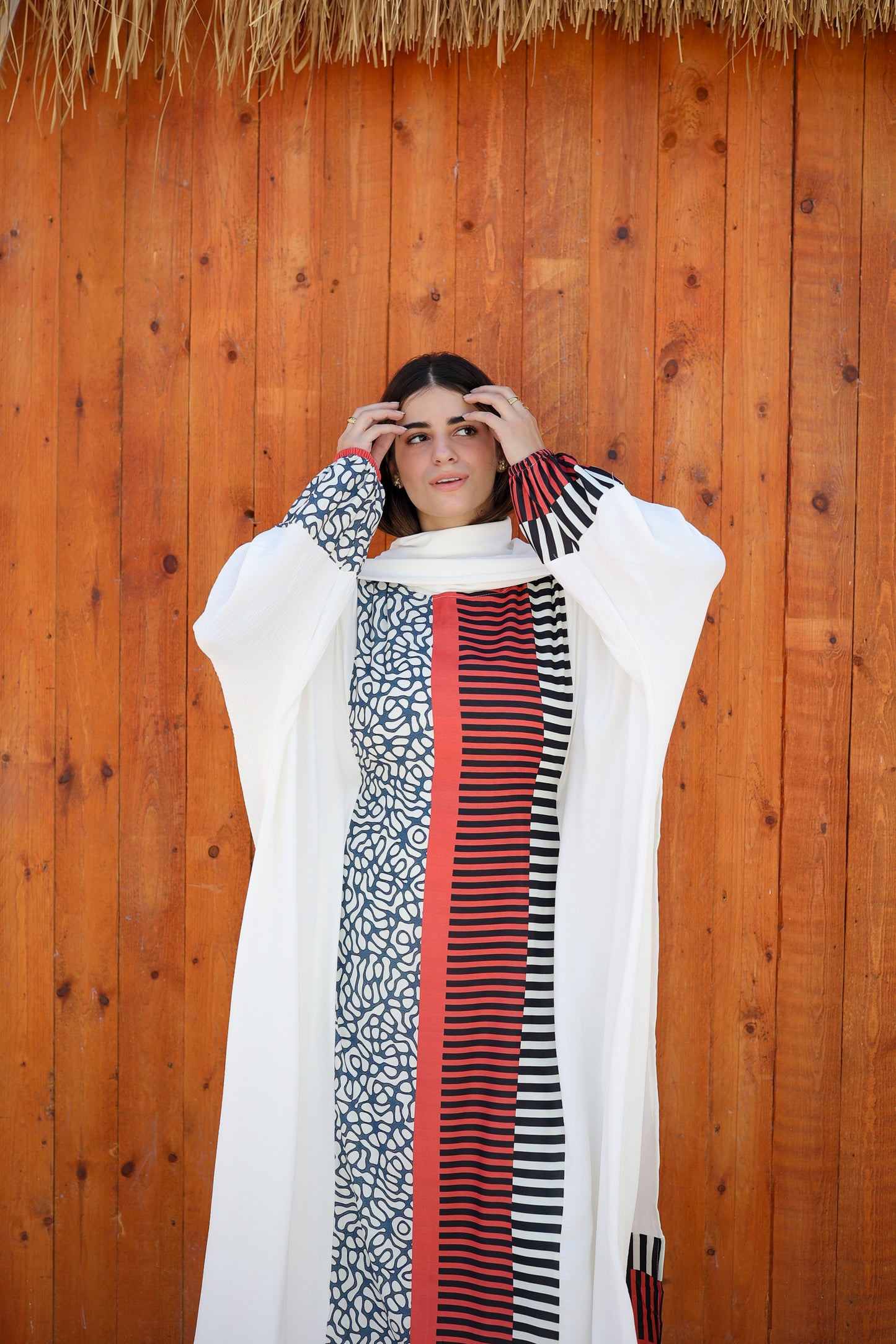 CY Malhfa - white, red & black