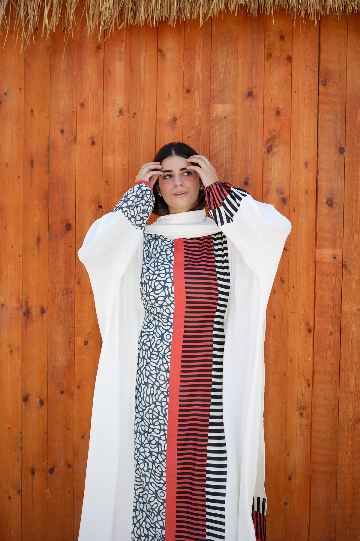 CY Malhfa - white, red & black
